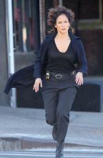 JENNIFER LOPEZ on the Set of Shades of Blue in New York 09/23/2015