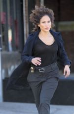 JENNIFER LOPEZ on the Set of Shades of Blue in New York 09/23/2015