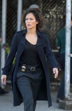 JENNIFER LOPEZ on the Set of Shades of Blue in New York 09/23/2015