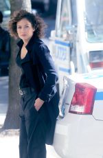 JENNIFER LOPEZ on the Set of Shades of Blue in New York 09/23/2015