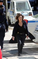 JENNIFER LOPEZ on the Set of Shades of Blue in New York 09/23/2015