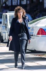 JENNIFER LOPEZ on the Set of Shades of Blue in New York 09/23/2015