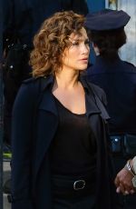 JENNIFER LOPEZ on the Set of Shades of Blue in New York 09/23/2015