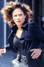 JENNIFER LOPEZ on the Set of Shades of Blue in New York 09/23/2015
