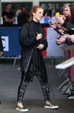 JESS GLYNNE Arrives at BBC Radio 1 Studio in Lodnon 09/03/2015