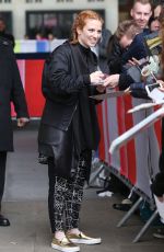 JESS GLYNNE Arrives at BBC Radio 1 Studio in Lodnon 09/03/2015