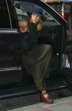 JESSICA ALBA Arrives at Her Hotel in New York 09/08/2015