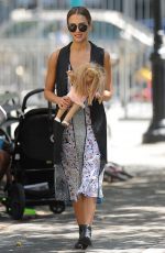 JESSICA ALBA at a Playgroumd in New York 09/09/2015