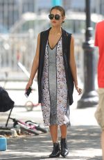 JESSICA ALBA at a Playgroumd in New York 09/09/2015