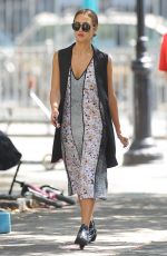 JESSICA ALBA at a Playgroumd in New York 09/09/2015