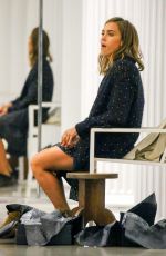 JESSICA ALBA at Yves Saint Laurent Store in Soho 09/11/2015