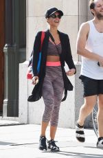 JESSICA ALBA in Workout Gear Out and About in New York 09/13/2015