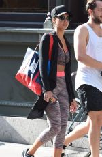 JESSICA ALBA in Workout Gear Out and About in New York 09/13/2015