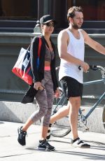 JESSICA ALBA in Workout Gear Out and About in New York 09/13/2015