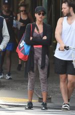 JESSICA ALBA in Workout Gear Out and About in New York 09/13/2015