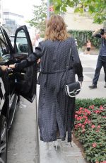 JESSICA ALBA Leaves Her Hotel in New York 09/13/2015