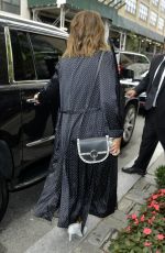 JESSICA ALBA Leaves Her Hotel in New York 09/13/2015