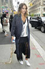 JESSICA ALBA Leaves Her Hotel in New York 09/13/2015