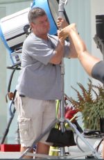 JESSICA ALBA on the Set of a Commerical in Los Angeles 09/01/2015