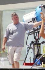JESSICA ALBA on the Set of a Commerical in Los Angeles 09/01/2015