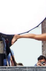 JESSICA ALBA on the Set of a Commerical in Los Angeles 09/01/2015