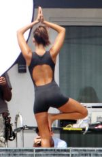 JESSICA ALBA on the Set of a Commerical in Los Angeles 09/01/2015