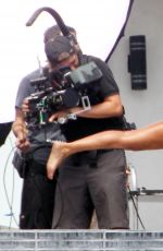 JESSICA ALBA on the Set of a Commerical in Los Angeles 09/01/2015