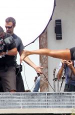 JESSICA ALBA on the Set of a Commerical in Los Angeles 09/01/2015