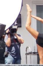 JESSICA ALBA on the Set of a Commerical in Los Angeles 09/01/2015