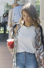 JESSICA ALBA Out and About in Hollywood 09/26/2015