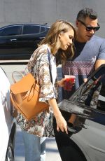 JESSICA ALBA Out and About in Hollywood 09/26/2015