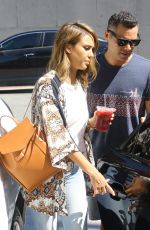 JESSICA ALBA Out and About in Hollywood 09/26/2015