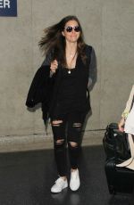 JESSICA BIEL at LAX Airport in Los Angeles 09/29/2015