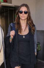 JESSICA BIEL at LAX Airport in Los Angeles 09/29/2015