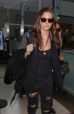 JESSICA BIEL at LAX Airport in Los Angeles 09/29/2015