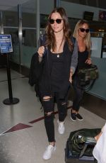 JESSICA BIEL at LAX Airport in Los Angeles 09/29/2015