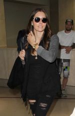 JESSICA BIEL at LAX Airport in Los Angeles 09/29/2015