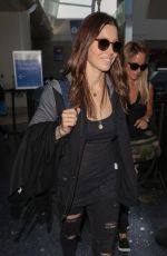 JESSICA BIEL at LAX Airport in Los Angeles 09/29/2015