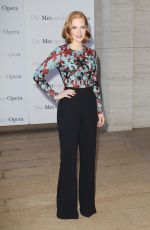 JESSICA CHASTAIN at Otello Opening Night at Metropolitan Opera House in New York 09/21/2015