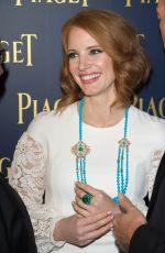 JESSICA CHASTAIN at Piaget Store Opening in Milan 09/15/2015