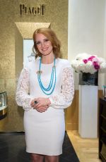 JESSICA CHASTAIN at Piaget Store Opening in Milan 09/15/2015