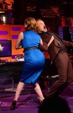 JESSICA CHASTAIN at The GraHam Norton Show in London 09/25/2015