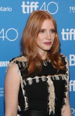 JESSICA CHASTAIN at The Martian Photocall at 2015 TIFF in Toronto 09/11/2015