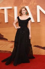 JESSICA CHASTAIN at The Martian Premiere in London 09/24/2015