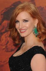 JESSICA CHASTAIN at The Martian Premiere in London 09/24/2015