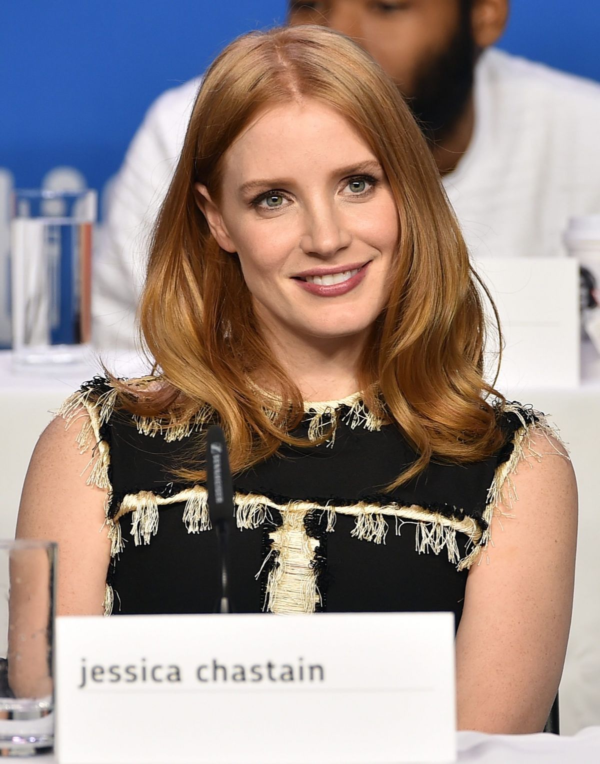 JESSICA CHASTAIN at The Martian Press Conference at 2015 TIFF 09/11/2015.