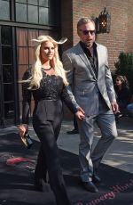 JESSICA SIMPSON Leaves Her Hotel in New York 09/08/2015