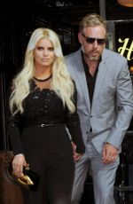 JESSICA SIMPSON Leaves Her Hotel in New York 09/08/2015