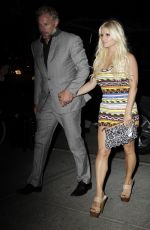 JESSICA SIMPSON Night Out in New York 09/08/2015