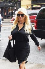 JESSICA SIMPSON Out and About in New York 09/10/2015
